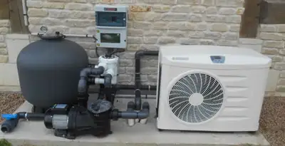 electric heater installation services with connected outdoor heating system equipment in Overland Park, KS
