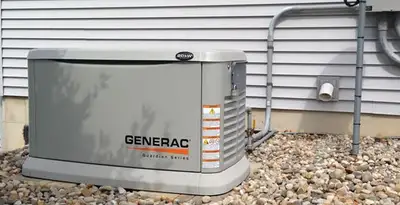 generator installation service featuring outdoor standby generator setup by licensed electricians in Overland Park, KS