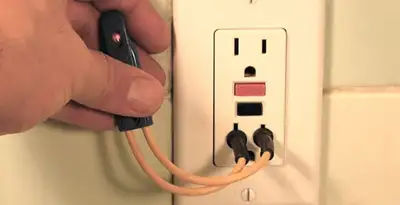 gfci circuits service testing ground fault circuit interrupter outlet to ensure electrical protection in Overland Park, KS