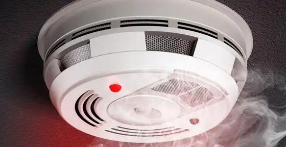 Installed smoke detector providing reliable fire detection in Overland Park, KS