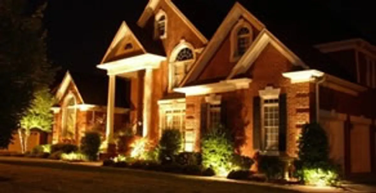 landscape lighting installation services enhancing residential exterior lighting in Overland Park, KS
