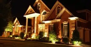 landscape lighting installation services enhancing residential exterior lighting in Overland Park, KS