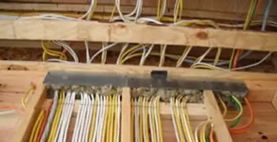 new construction wiring services with organized electrical rough-in performed by licensed electricians in Overland Park, KS